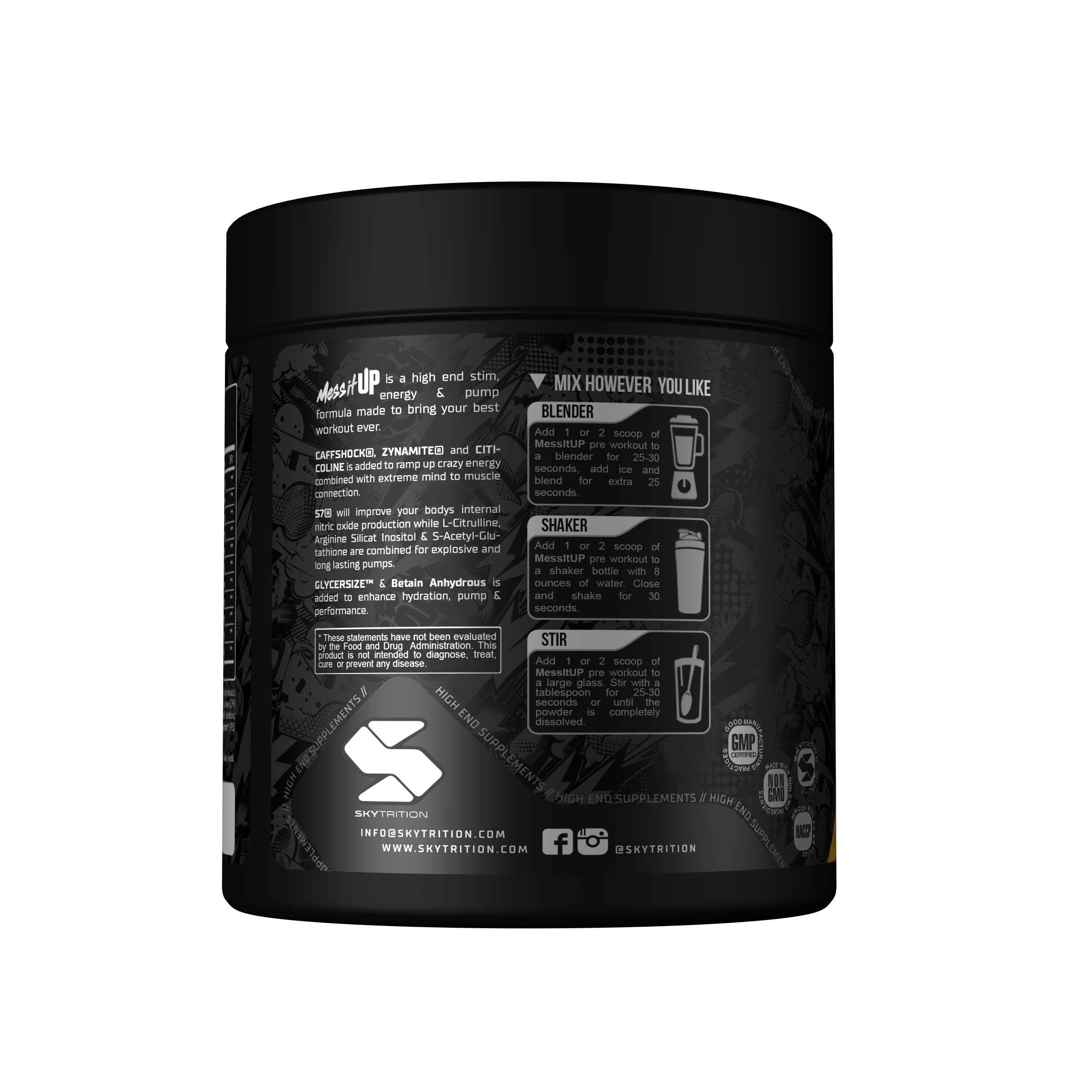 MessitUP - Stim, Nootropic & Pump