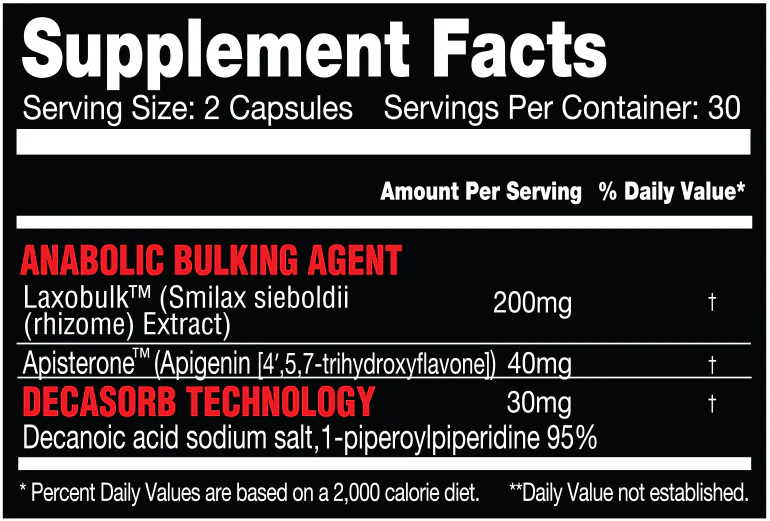 Laxo-Bulk Muscle Builder