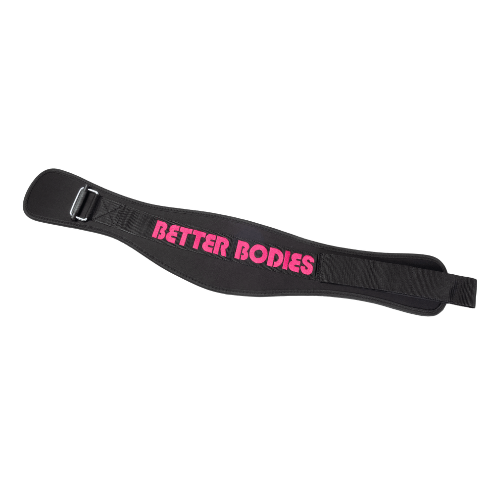 Womens Gym Belt, Black/Pink