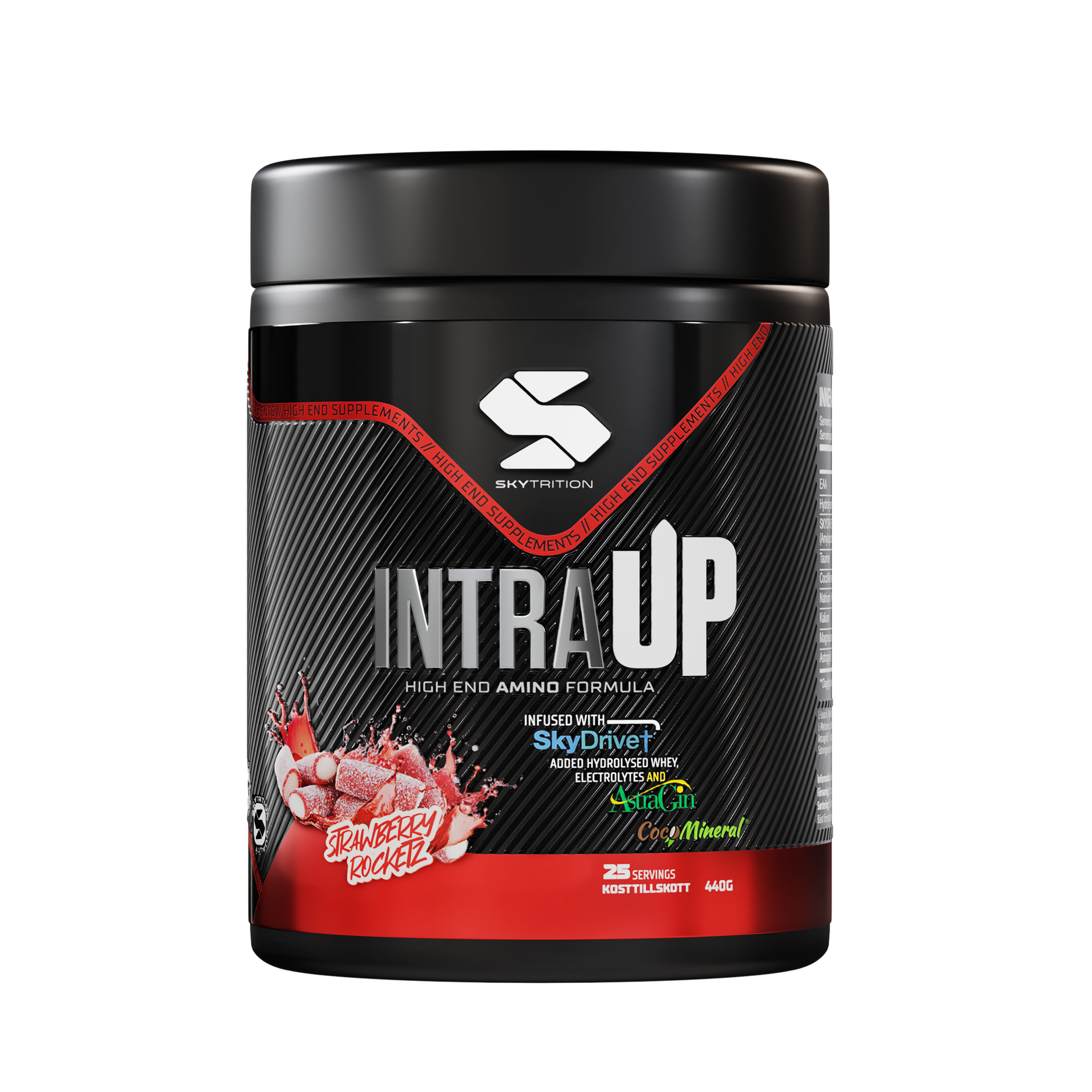 IntraUP Intra-Workout Aminosyror – Strawberry Rocketz
