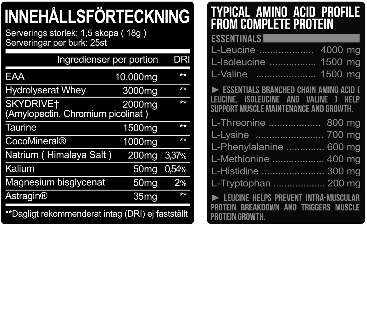 IntraUP - Aminosyror