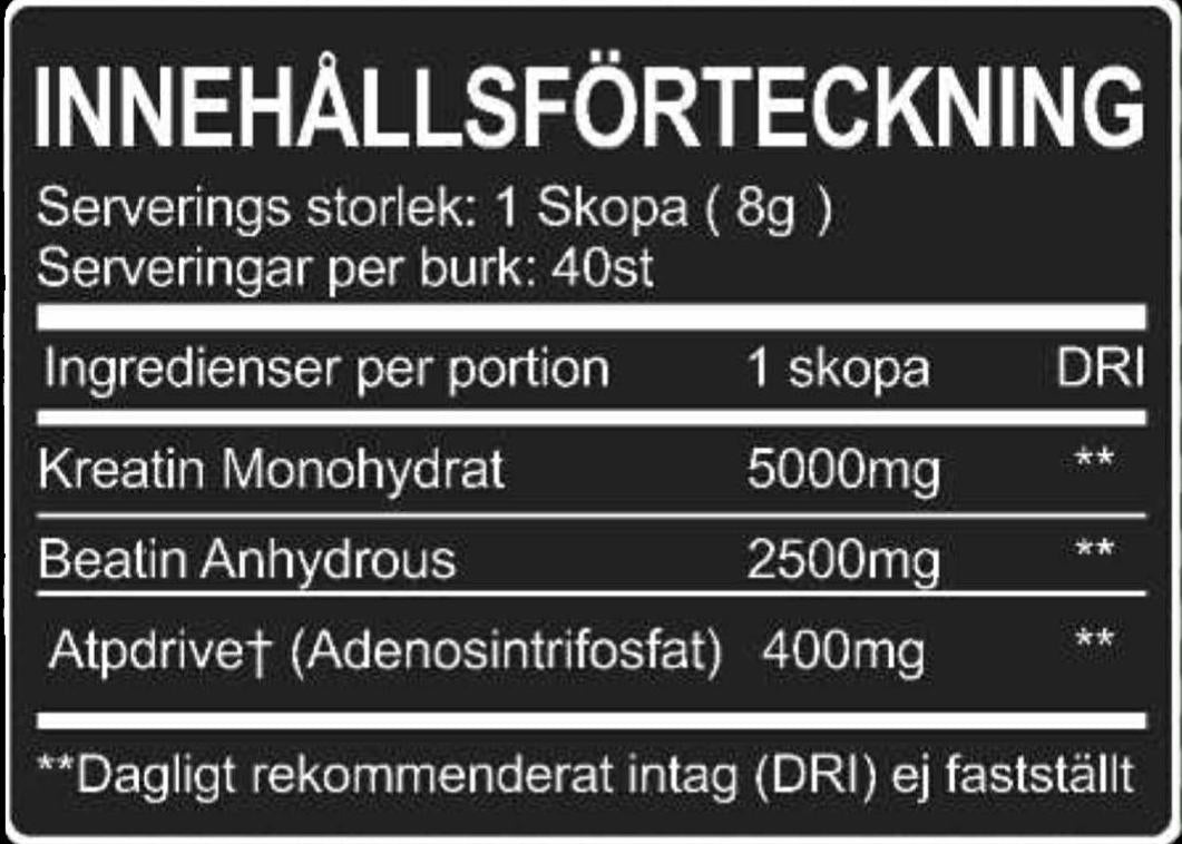 CreaUP - Avancerad Kreatin Monohydrat