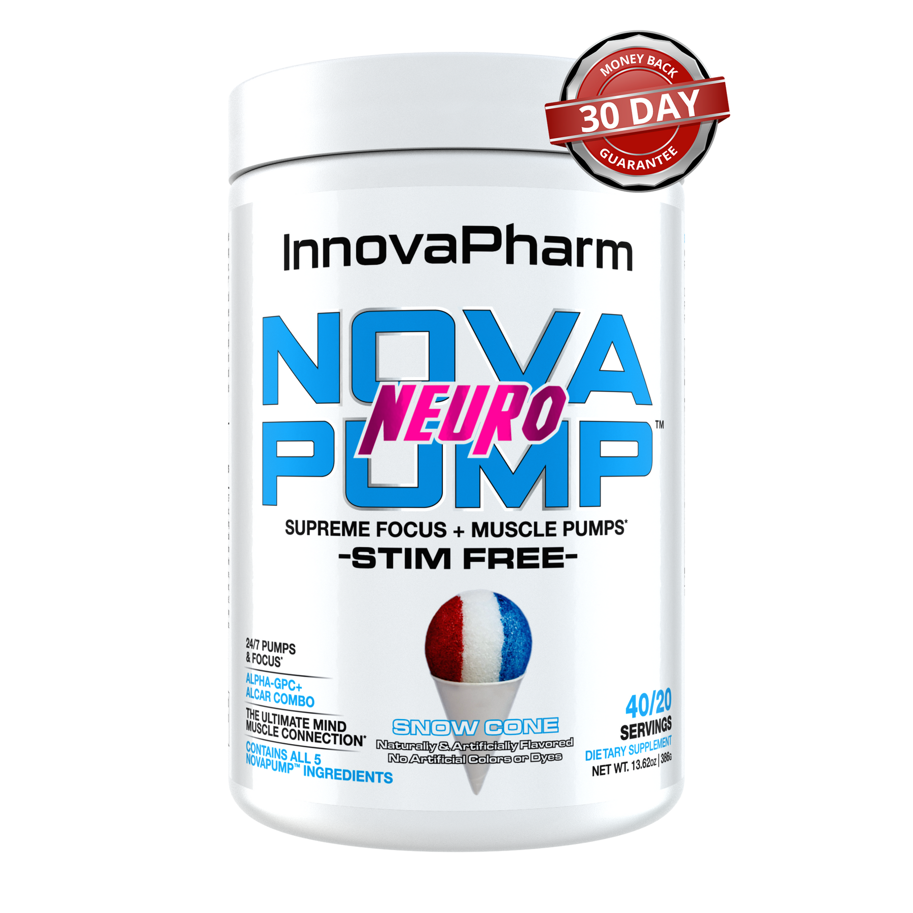 Nova pump neuro nootropic pump glycersice pegapump superspinach innovapharm sverige supplementstore.se