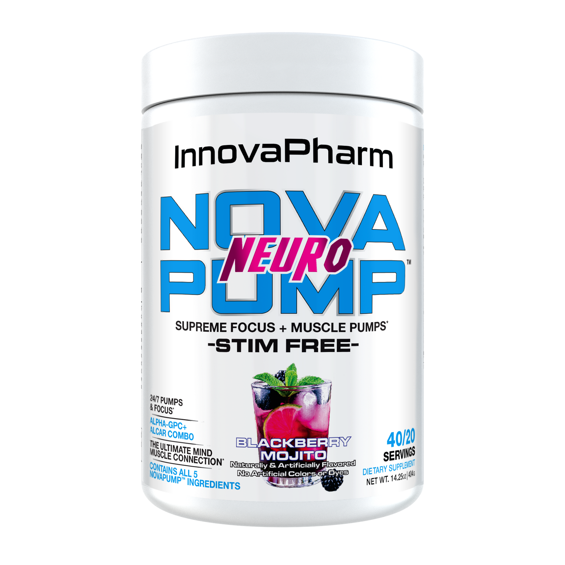 Nova pump neuro nootropic pump glycersice pegapump superspinach innovapharm sverige supplementstore.se